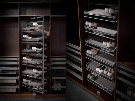 WB-671 x10 P1 Kosz na buty obrotowy (10 półek)