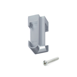 EMUCA - uchwyt kątowy do drążka SILK (1 szt.) alum.