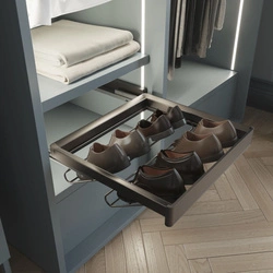 Zestaw Quartz – rama z cichym domykiem i szuflada na buty M80, tytanowa