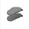 ERGO Corner Optima 900/500 prawa metal/mdf grafit/grafit