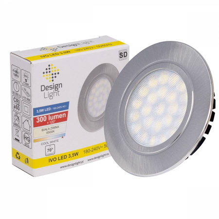 Oprawa LED IVO 3,5W 230V AC neutralna