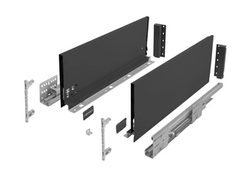 Hafele Matrix SLIM 2.0 - szuflada komplet, ANTRACYT 500x167, 35 kg