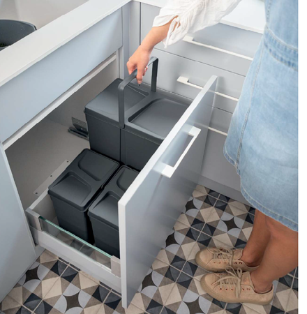 Segregacja UNICO  600mm  2x7L+15L