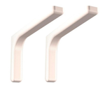 KĄTOWNIK Z OSŁONĄ BIAŁY 18 CM