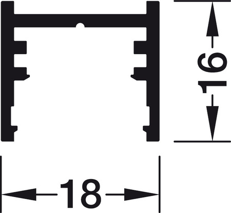 OneCable - Profil montażowy 2500 mm