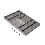 Szuflada organizacyjna Quartz M80, tytanowa