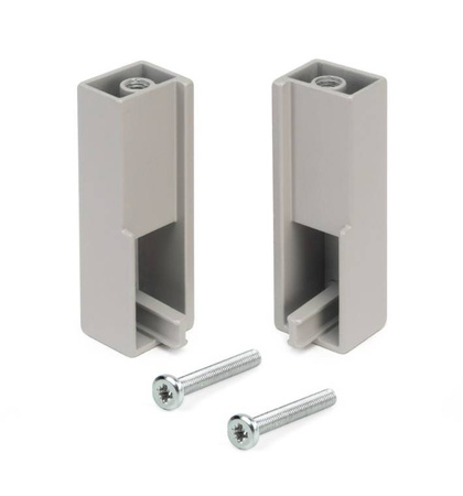 Zestaw uchwytów do szafy Luxe, kolor kamienia