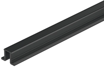 Hafele Slido F-Line11 12A Infront - szyna prowadząca pojedyncza, górna, srebrna