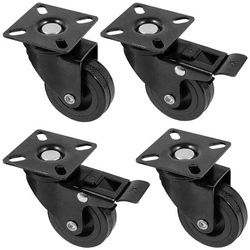 Zestaw - 4 kółka meblowe obrotowe 75mm
