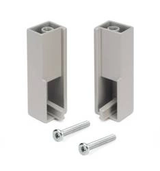 Zestaw uchwytów do szafy Luxe, kolor kamienia 