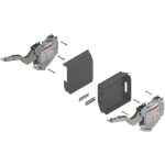 AVENTOS HK-S do małych frontów uchylnych, siłownik, współczynnik mocy=220-500 przy 2 szt., do TIP-ON