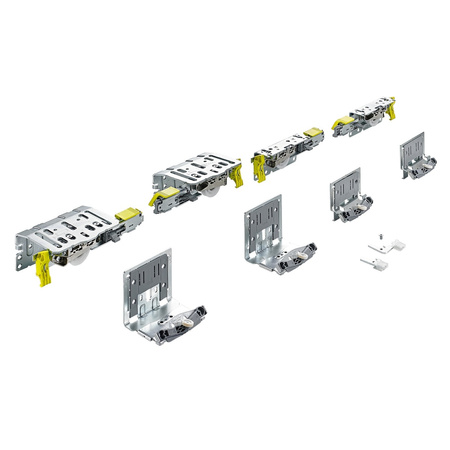 TTopLine XL, Zestaw elementów jezdnych i prowadzących, STB 19, 33 mm, 40 - 50 mm, 100 kg, 3 drzwi