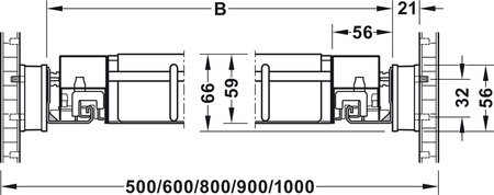 wieszak wysuwany na spodnie, Hafele Dresscode