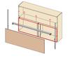 Finetta F-Flush32 23B System do pionowych drzwi przesuwnych