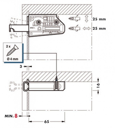 Zawieszka CAMAR 806 - 15 mm