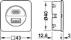 Loox5 USB-Ładowarka 12V/16W/biała