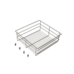 Kosz druciany Quartz M60, tytanowy