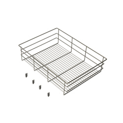 Kosz druciany Quartz M70, tytanowy
