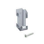 EMUCA - uchwyt kątowy do drążka SILK  (1 szt.) alum.