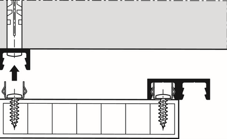System mocowania paneli do wpinania