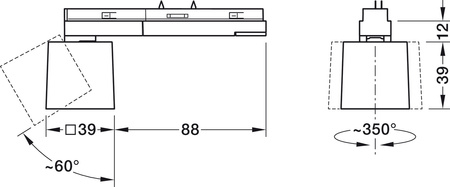 OneCable - Oprawa punktowa Spot 4 TT Connect
