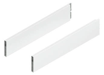 MERIVOBOX BOXCAP, dł.=400 mm, wysokość E, lewy/prawy, kolor - jedwabiście biały mat