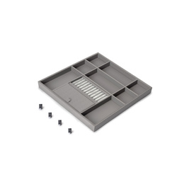 Szuflada organizacyjna Quartz M60, tytanowa