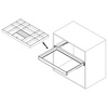 Szuflada organizacyjna Quartz M60, tytanowa