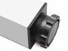 noga kwadrat 60x60 H-820 INOX